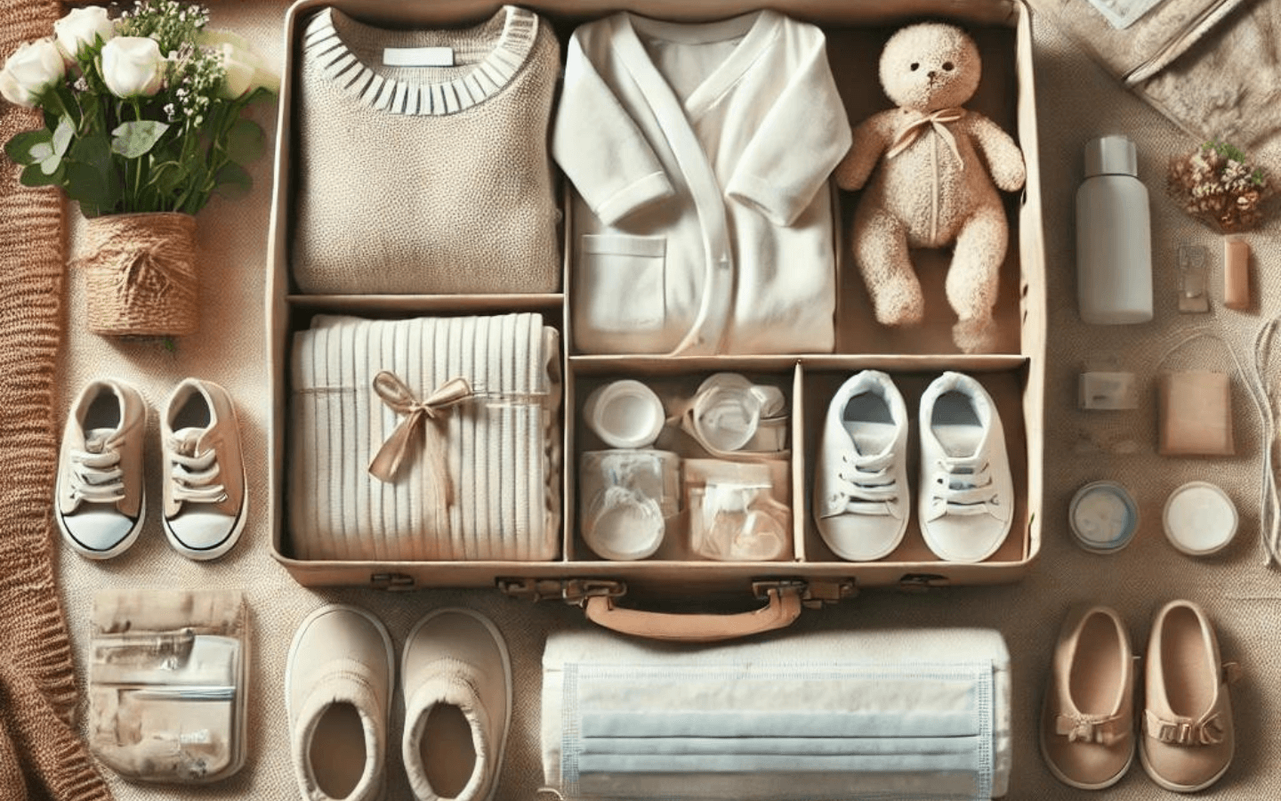 ¿Cómo preparar la maleta para el nacimiento de tu bebé? ✅ Checklist para mamá y el peque