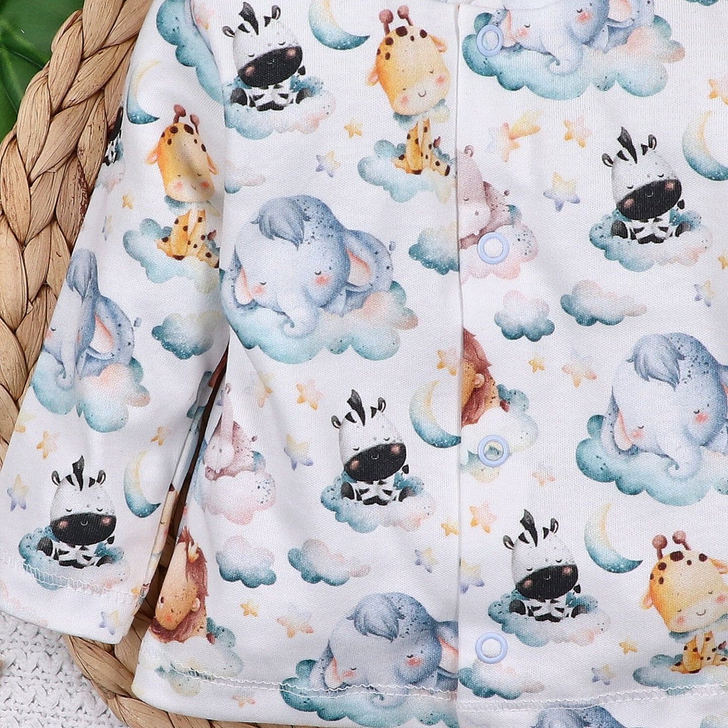 Camisita bebé LITTLE DREAMERS algodón orgánico con broches