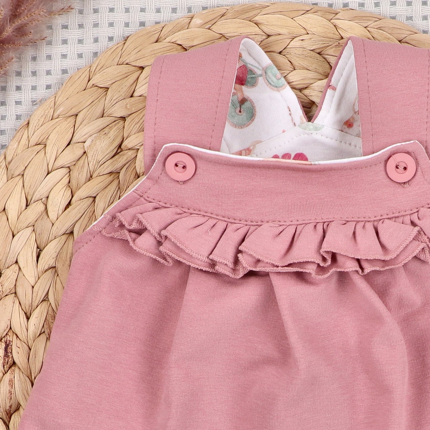 Vestido bebé niña Pequeños Ratones algodón orgánico