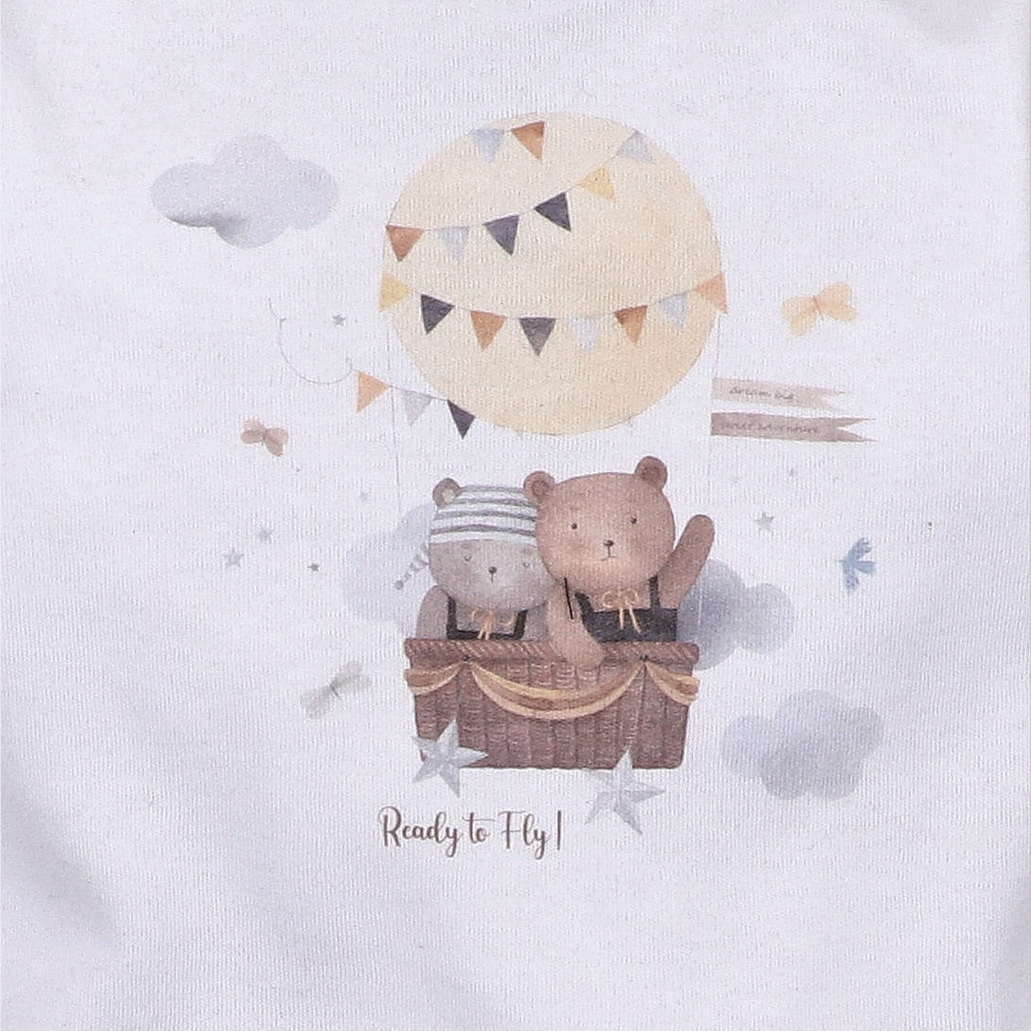 Blusa bebé Balloon Friends algodón orgánico estampado