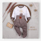 Blusa bebé Balloon Friends algodón orgánico estampado