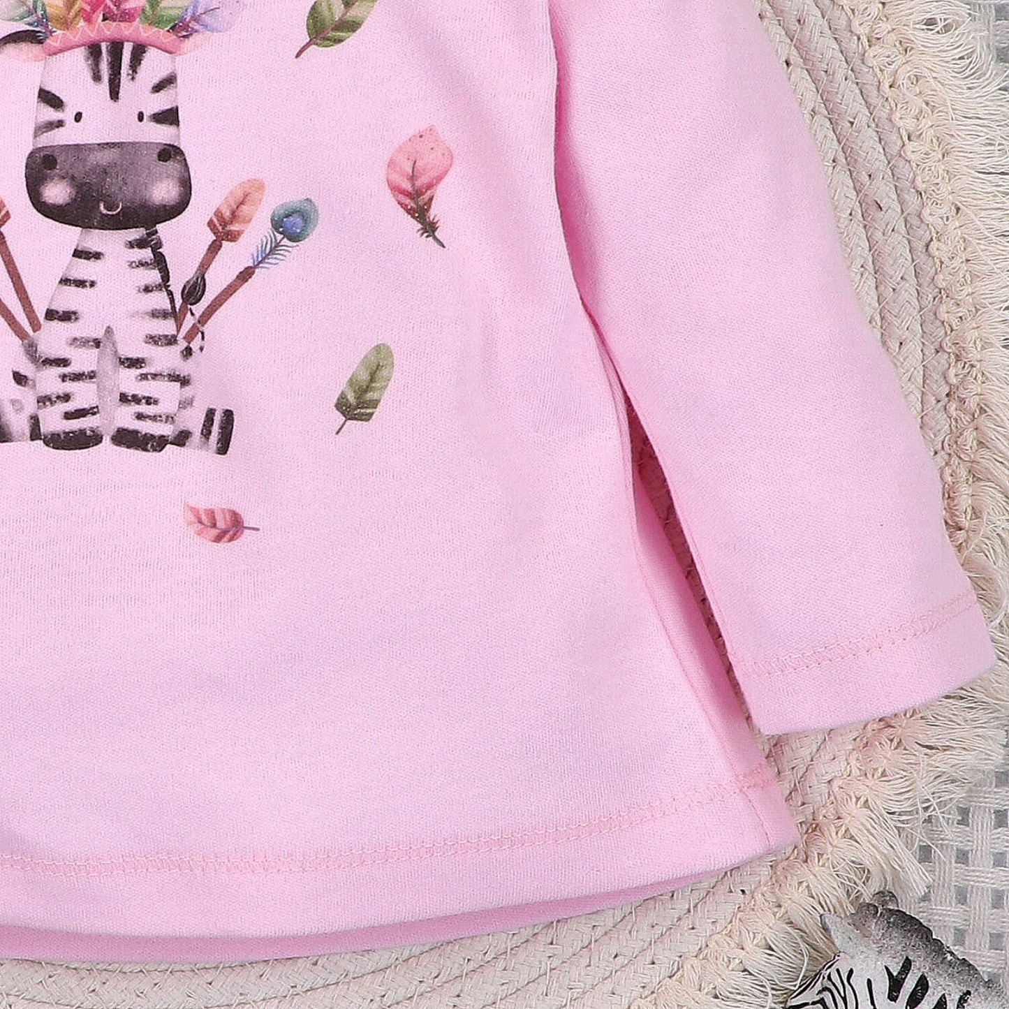 Blusa bebé Happy Animals algodón orgánico Polonia