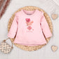 Blusa bebé Pequeños Ratones algodón orgánico estampado ratones