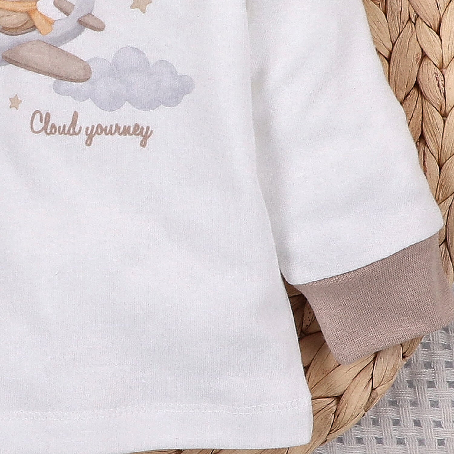 Blusa Bebé SKY JOURNEY Algodón Orgánico Estampado Aviones