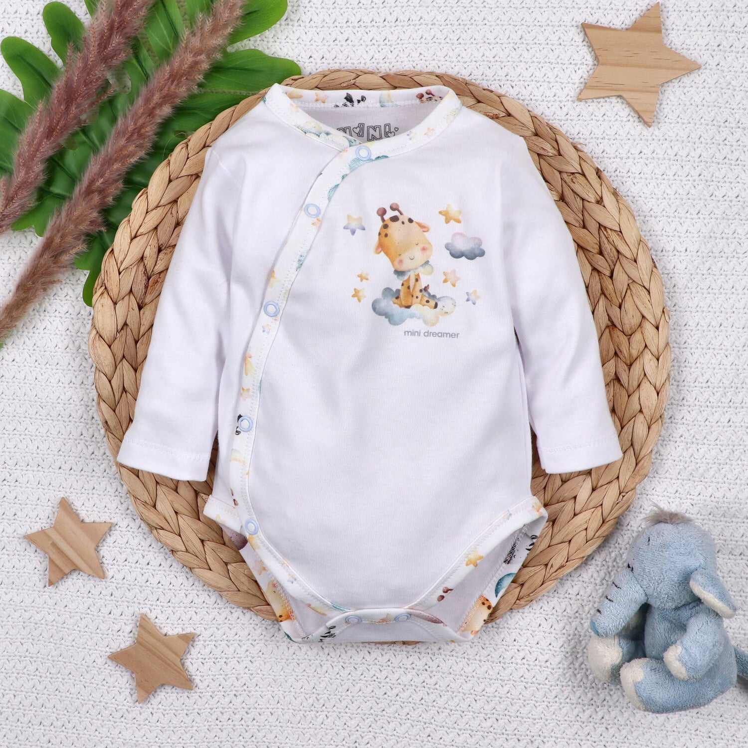 Body cruzado bebé LITTLE DREAMERS orgánico — variante 2