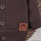 Sudadera bebé Balloon Friends algodón orgánico cremallera