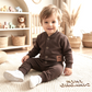 Sudadera bebé Balloon Friends algodón orgánico cremallera