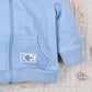 Sudadera Bebé SEA OF JOY Algodón Orgánico con Cremallera