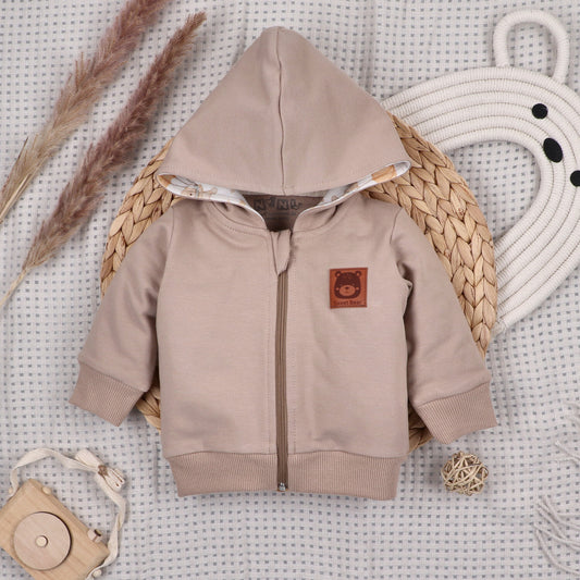 Sudadera Bebé SKY JOURNEY 95% Algodón + Elastano Cremallera