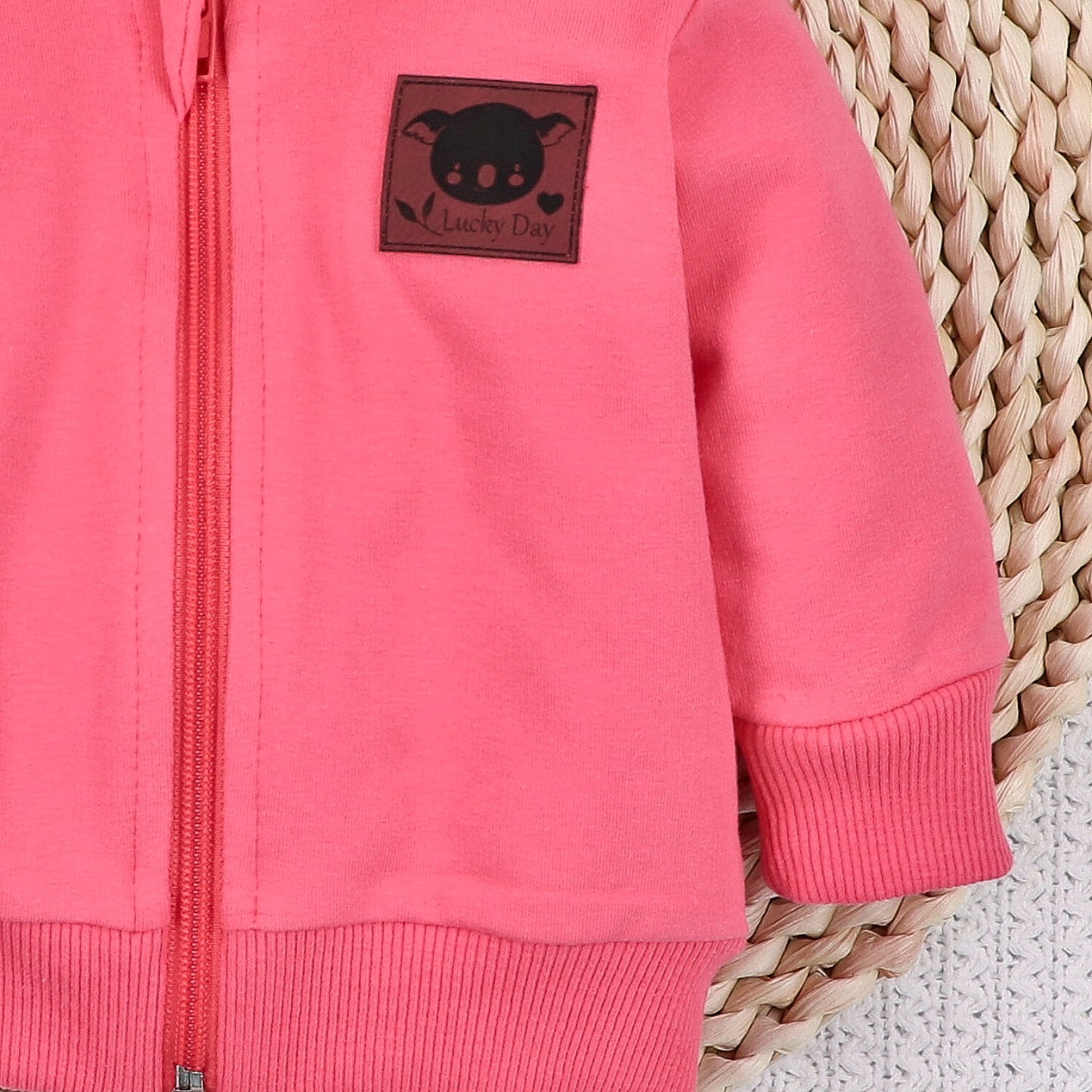Sudadera bebé Dulce Koala algodón orgánico cremallera Polonia