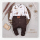 Pantalón jogger bebé Balloon Friends algodón orgánico elastán