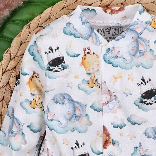 Camisita bebé LITTLE DREAMERS algodón orgánico con broches
