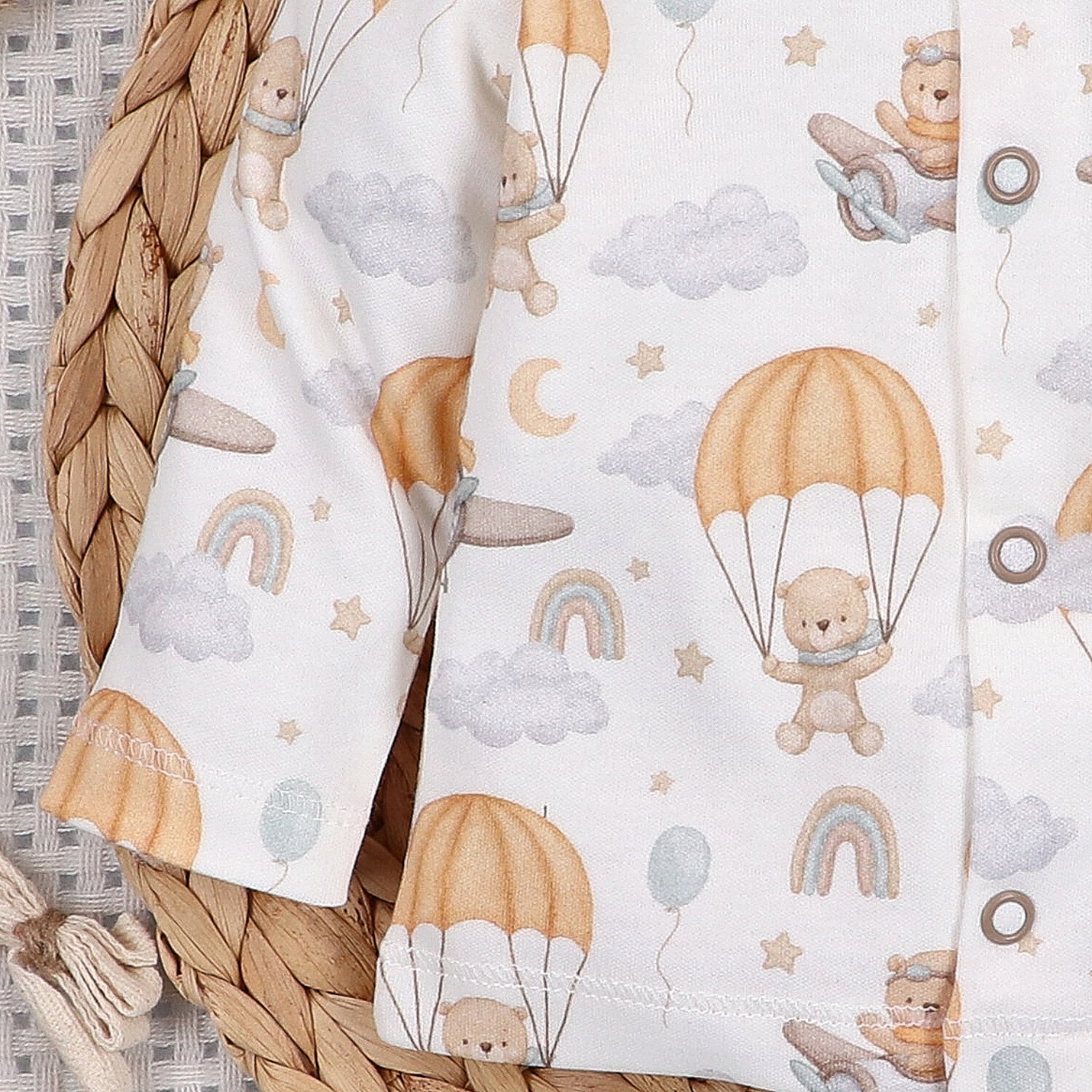 Blusa Abotonable Bebé SKY JOURNEY 100% Algodón Orgánico
