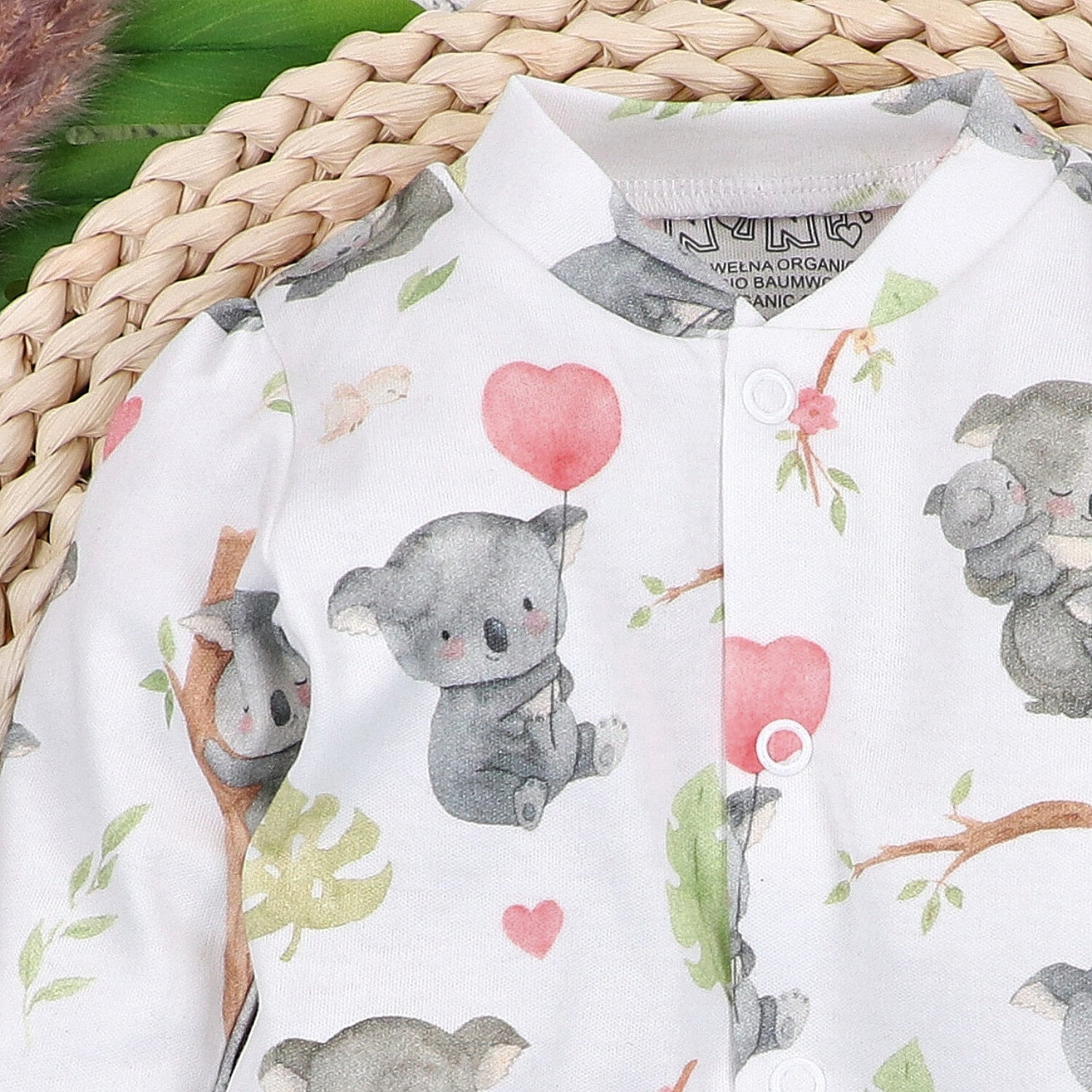 Body Kimono Dulce Koala Algodón Orgánico Bebé
