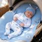 Conjunto Bebé SEA OF JOY Body + Mameluco + Gorro + Pañuelito