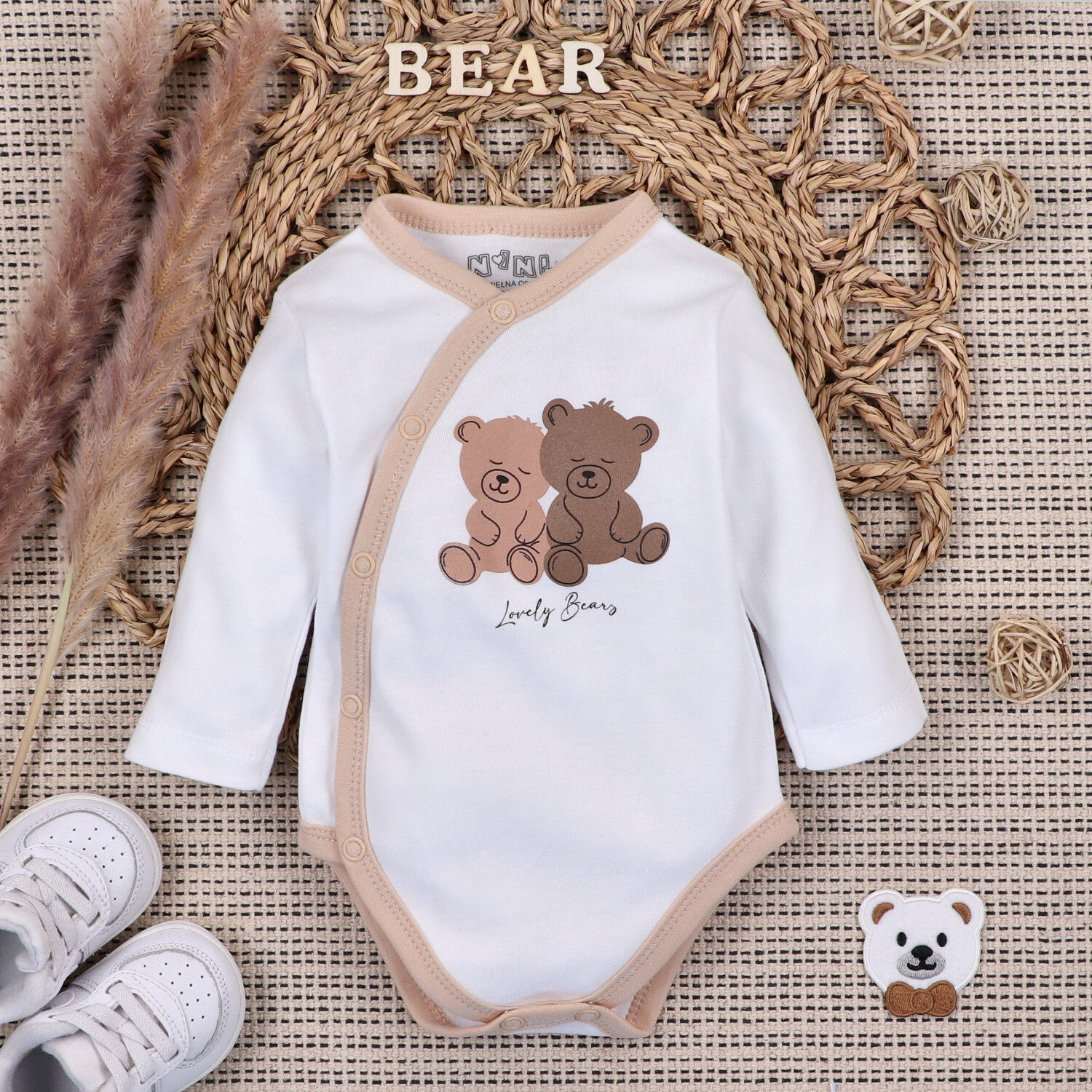 Conjunto Sweet Bears 4 piezas NINI bebé con semipantalón