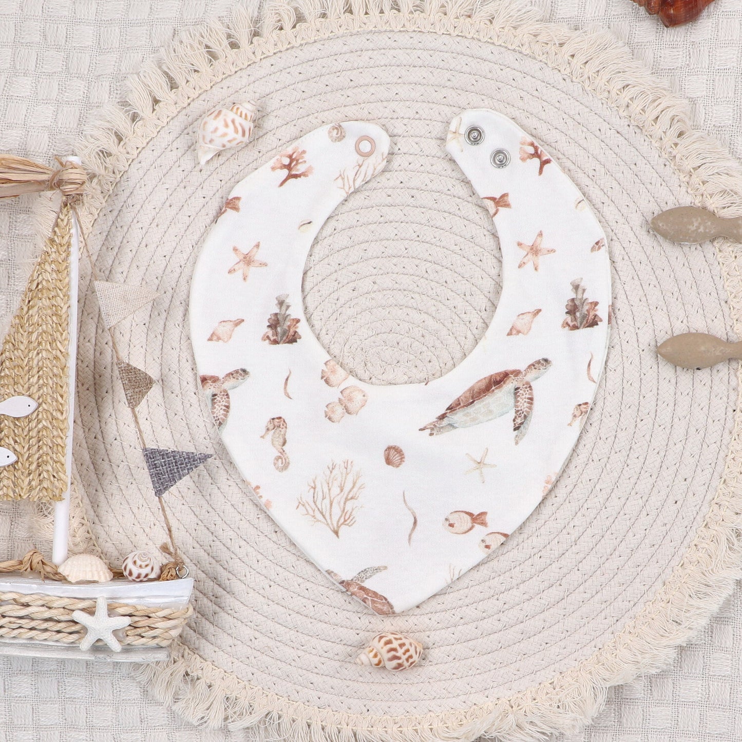 Conjunto NINI bebé 4 piezas semipantalón orgánico estampado A