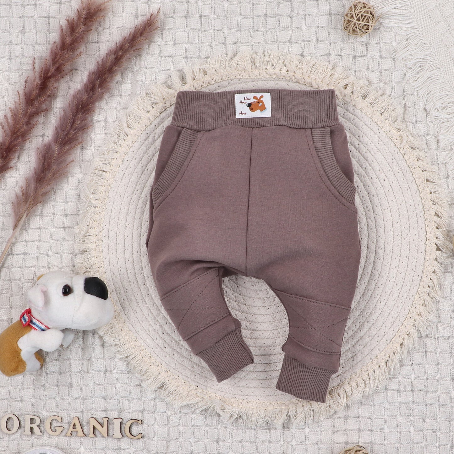 Conjunto 4 piezas NINI bebé con pantalón algodón orgánico