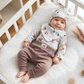 Conjunto 4 piezas NINI bebé con pantalón algodón orgánico