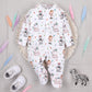 Mameluco bebé Happy Animals orgánico variante B colección
