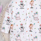 Mameluco bebé Happy Animals orgánico variante B colección