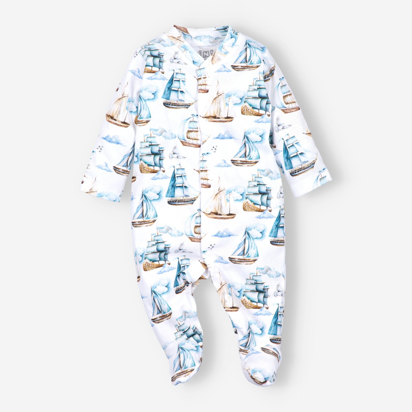 Ships – Mameluco para Bebé – 100% Algodón Orgánico