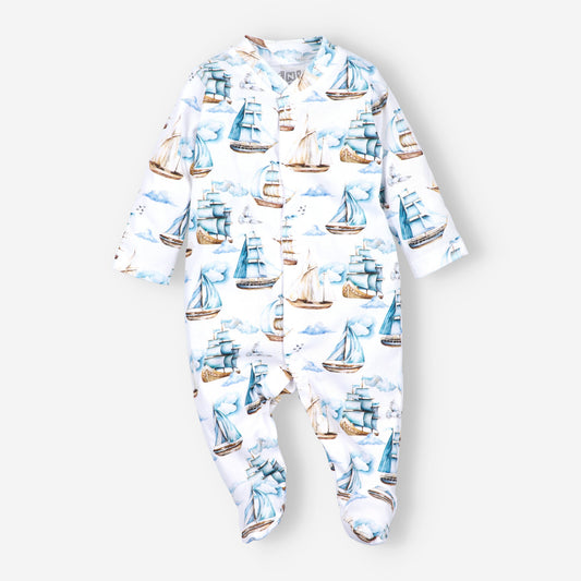 Ships – Mameluco para Bebé – 100% Algodón Orgánico