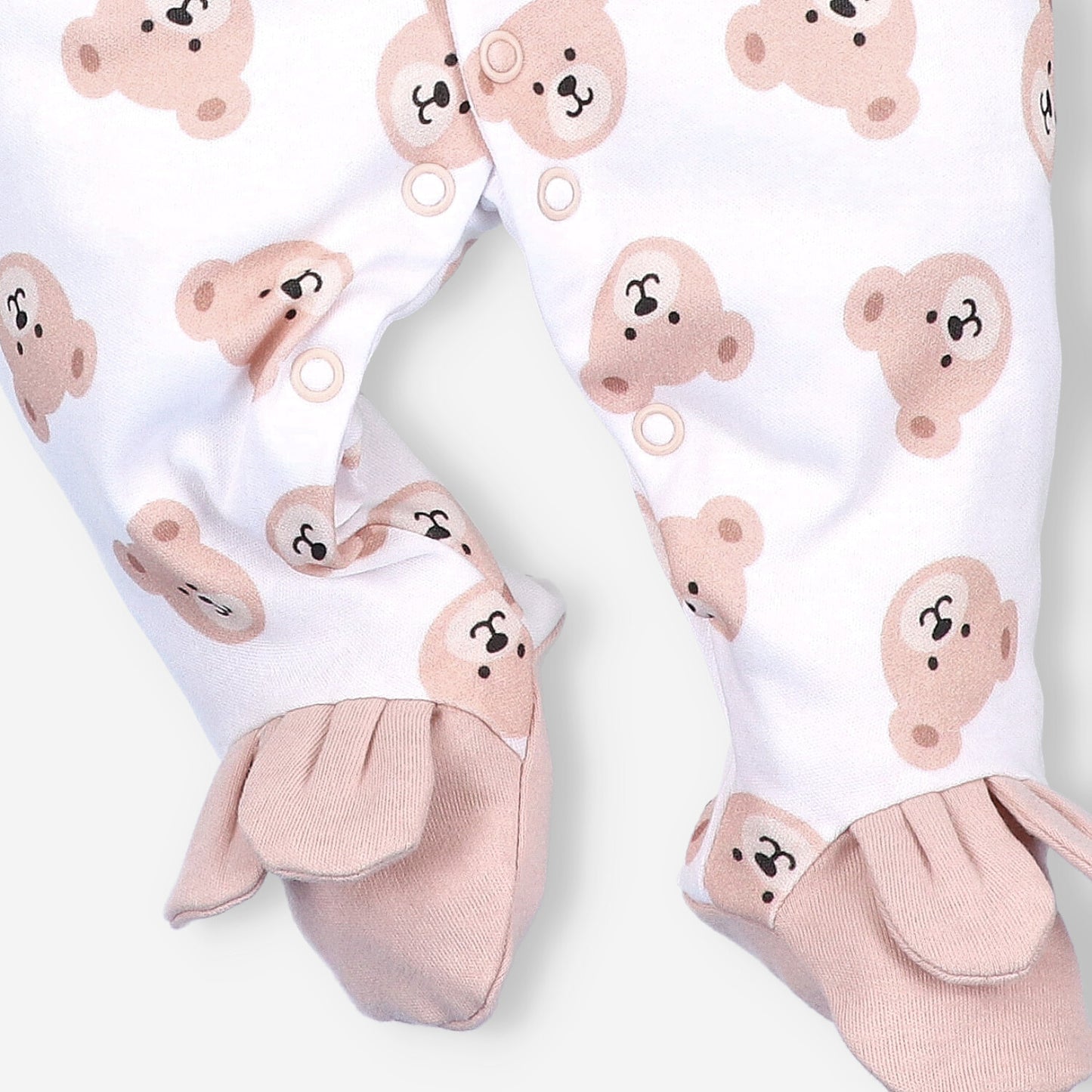 Mameluco bebé Sweet Bears algodón orgánico osos tiernos