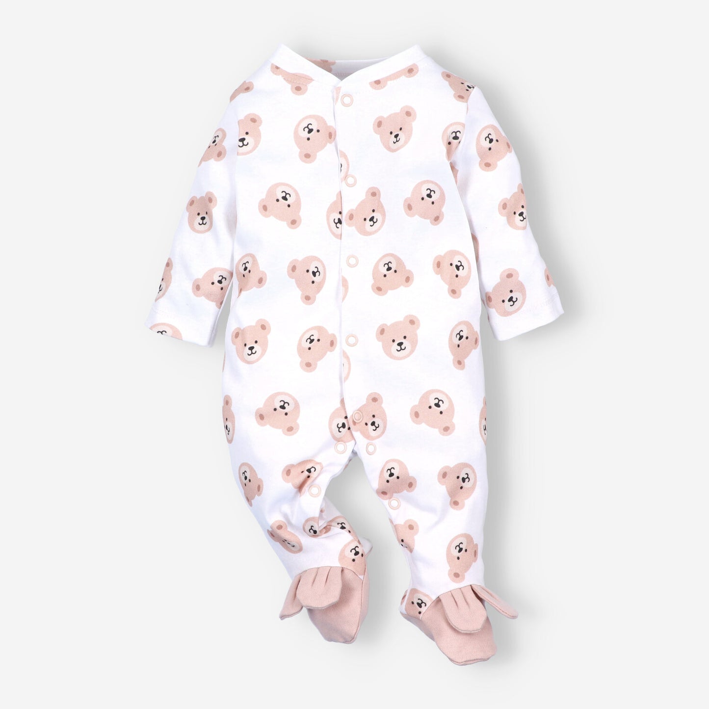 Mameluco bebé Sweet Bears algodón orgánico osos tiernos
