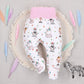 Semipantalón bebé Happy Animals algodón orgánico recién nacido