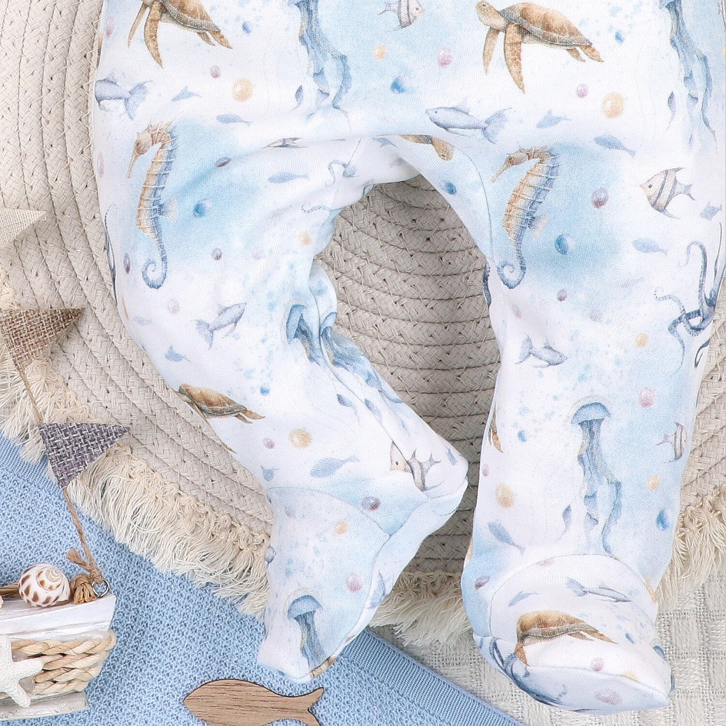 Pantalón Bebé SEA OF JOY Algodón Orgánico Media Pierna