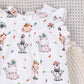 Mameluco pijama bebé Happy Animals algodón orgánico entero
