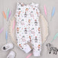 Mameluco pijama bebé Happy Animals algodón orgánico entero