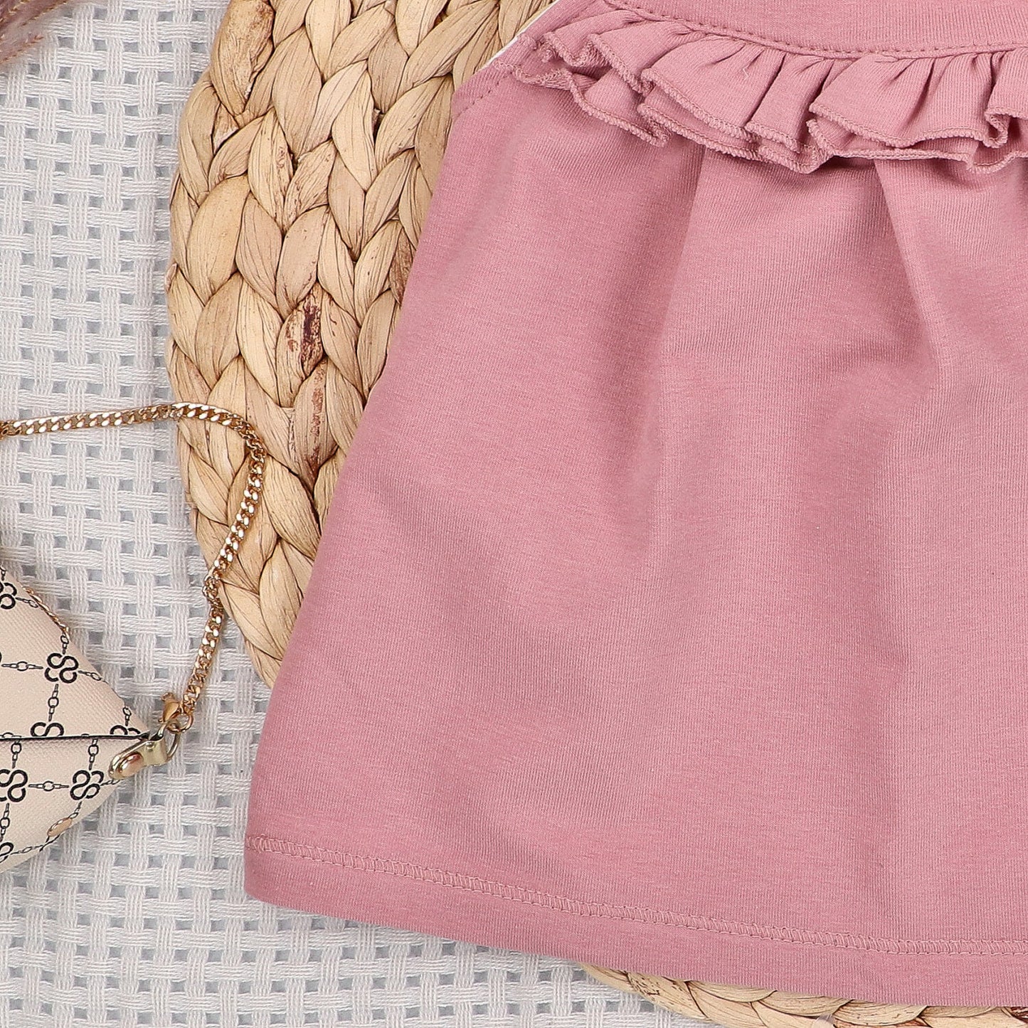 Vestido bebé niña Pequeños Ratones algodón orgánico