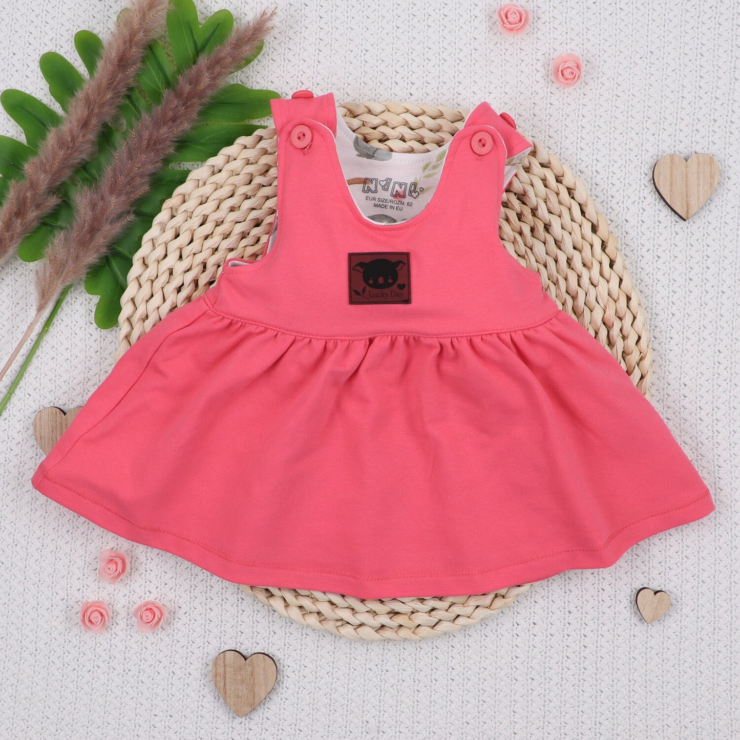 Vestido Bebé Niña Dulce Koala Algodón Orgánico