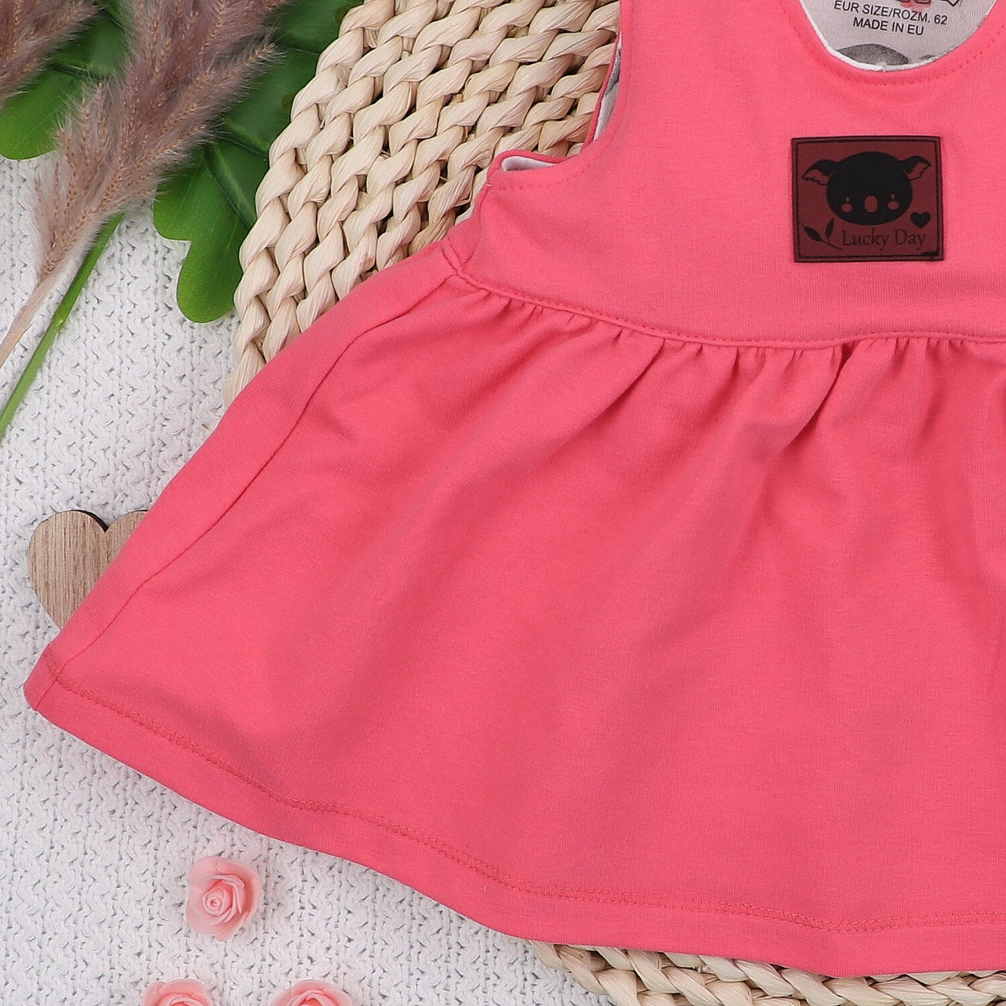 Vestido Bebé Niña Dulce Koala Algodón Orgánico